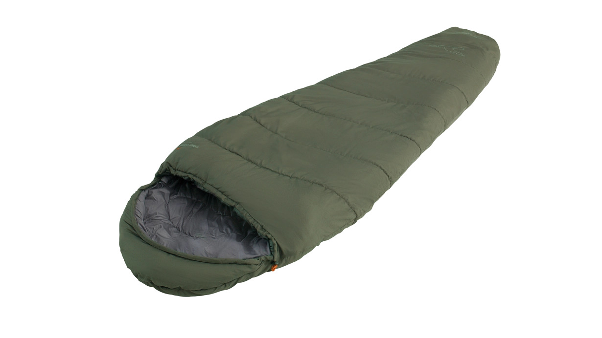 Easy Camp Raven II Mummy -1°C - Sleeping Bag - 215 x 76 x 50 cm - Temperature -16 to 4 °C - Two-way open-end, L-shaped, autolock