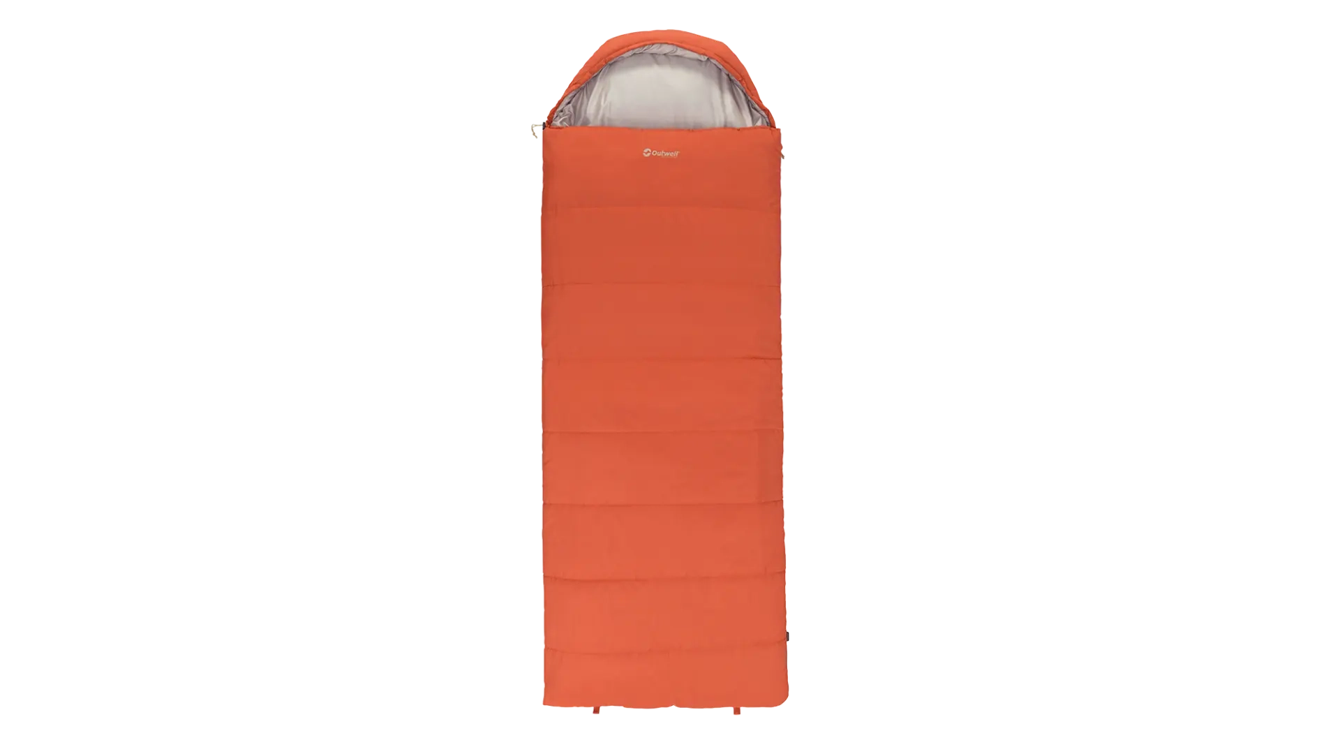 Outwell Campion Lux Orange - Sleeping Bag - 225 x 85 cm - Temperature -16 to 5 °C - Left Zipper