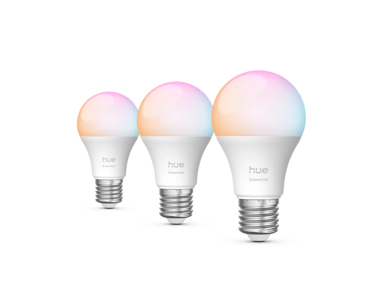 Philips Hue E WCA 806 A60 3P EU - E27 - 8 W - 16 million colours, White and colour light - Bluetooth and Zigbee