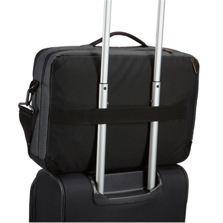 Case Logic - Era Hybrid Briefcase - Fits up to size 15.6 " - Messenger - Briefcase/Backpack - Shoulder strap - Obsidian