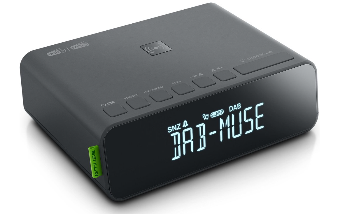 Muse - DAB+/FM RDS Radio - M-175 DBI - Alarm function - AUX in - Black