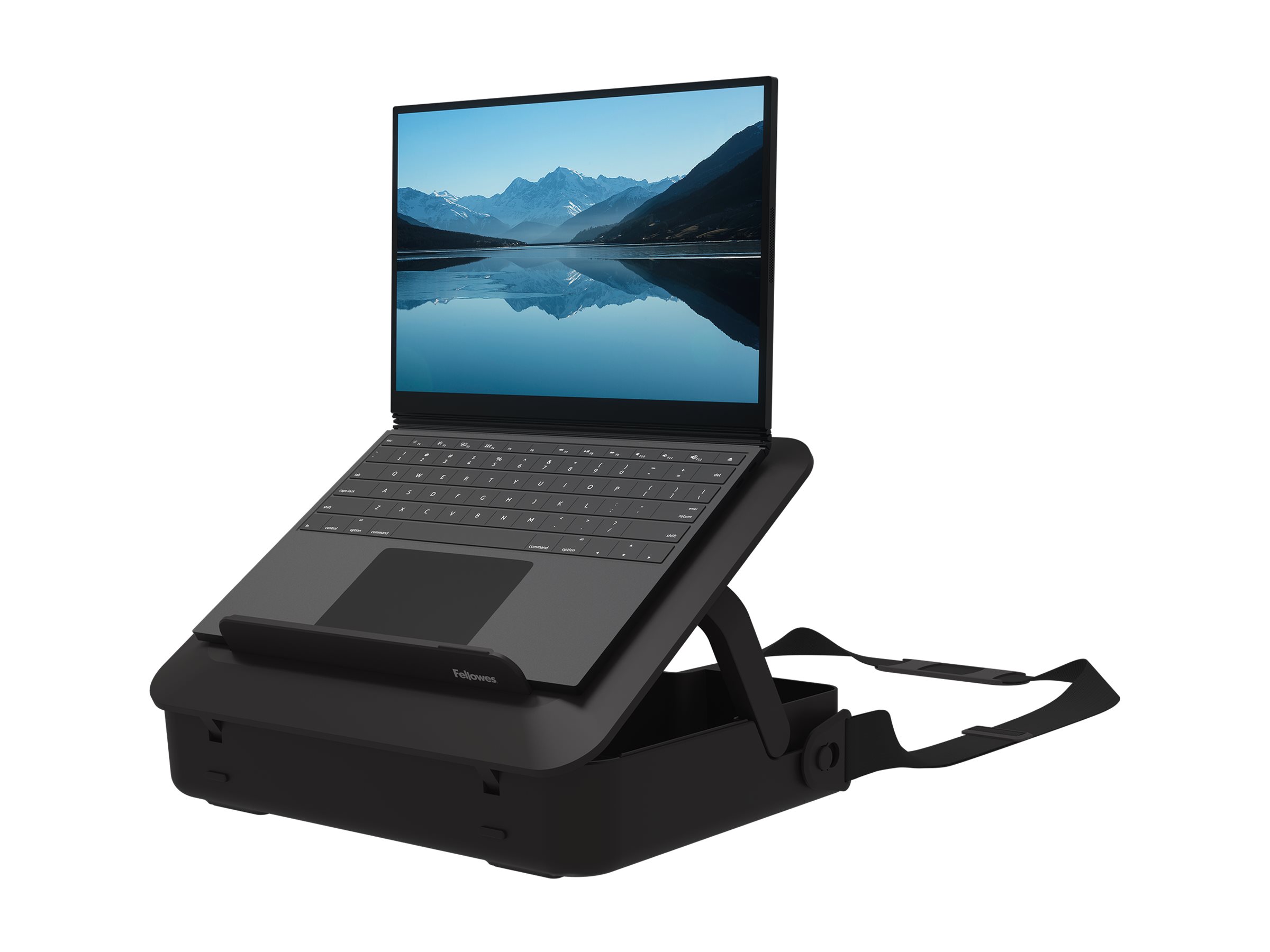 Fellowes - Breyta 2in1 Laptop Carry Case/Laptop Riser - 384 x 308 x 89 mm - Black