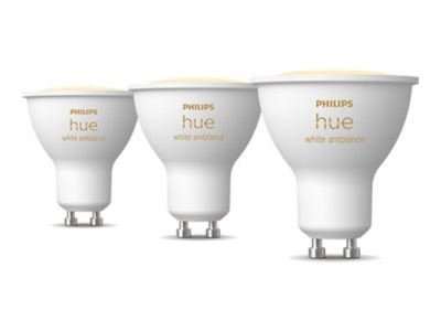 Philips Hue Smart Spotlight, 3pcs pack - GU10 - 4.2 W - Warm to cool white light