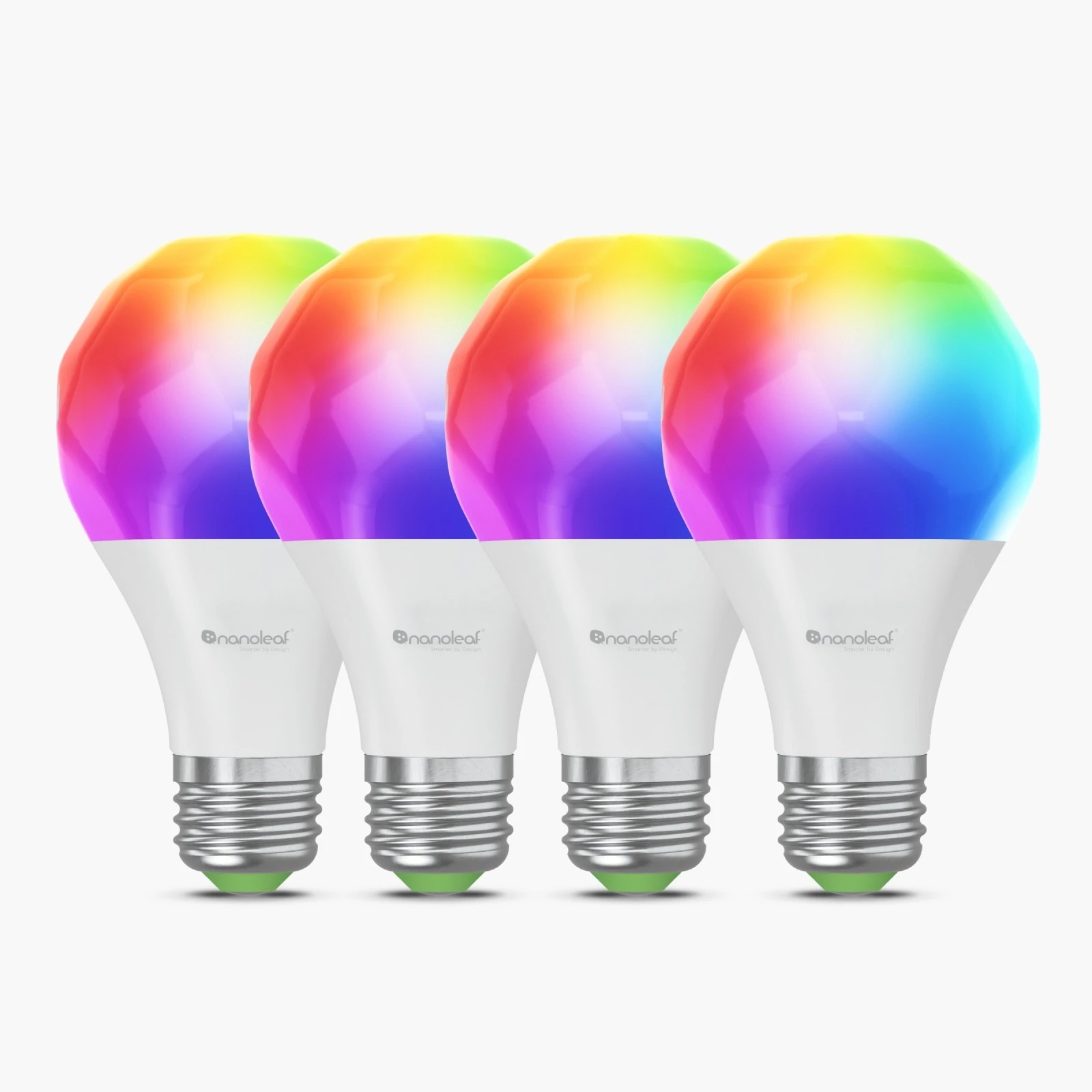 Nanoleaf Essentials Smart A60 Bulb Matter WiFi 900Lm 2700-6500K, 4pcs pack - E27 - 9 W - RGBCW