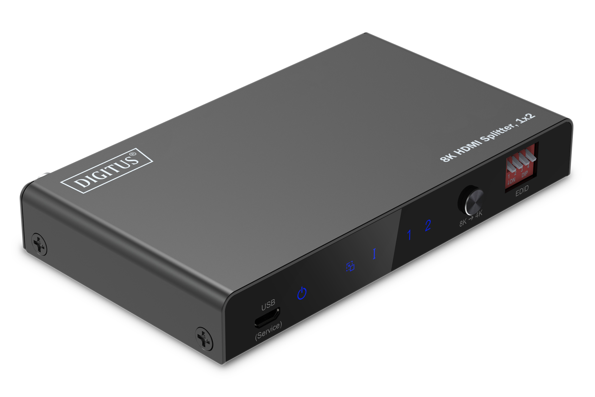 Digitus 8K HDMI Splitter, 1x2 - DS-55339 - Black