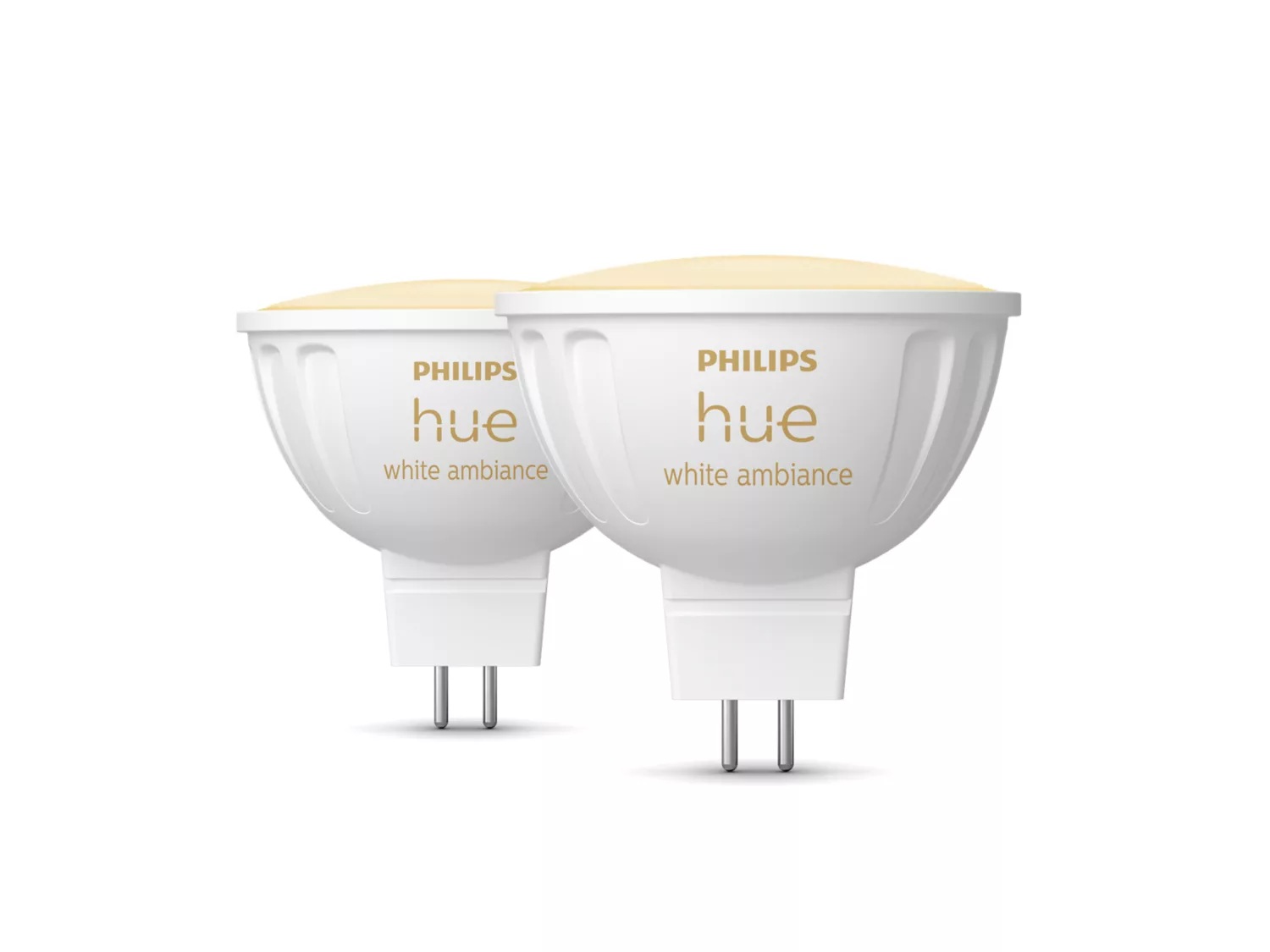 Philips Hue WA 12V MR16, 2pcs pack - GU5.3 - 5.1 W - Warm to cool white light