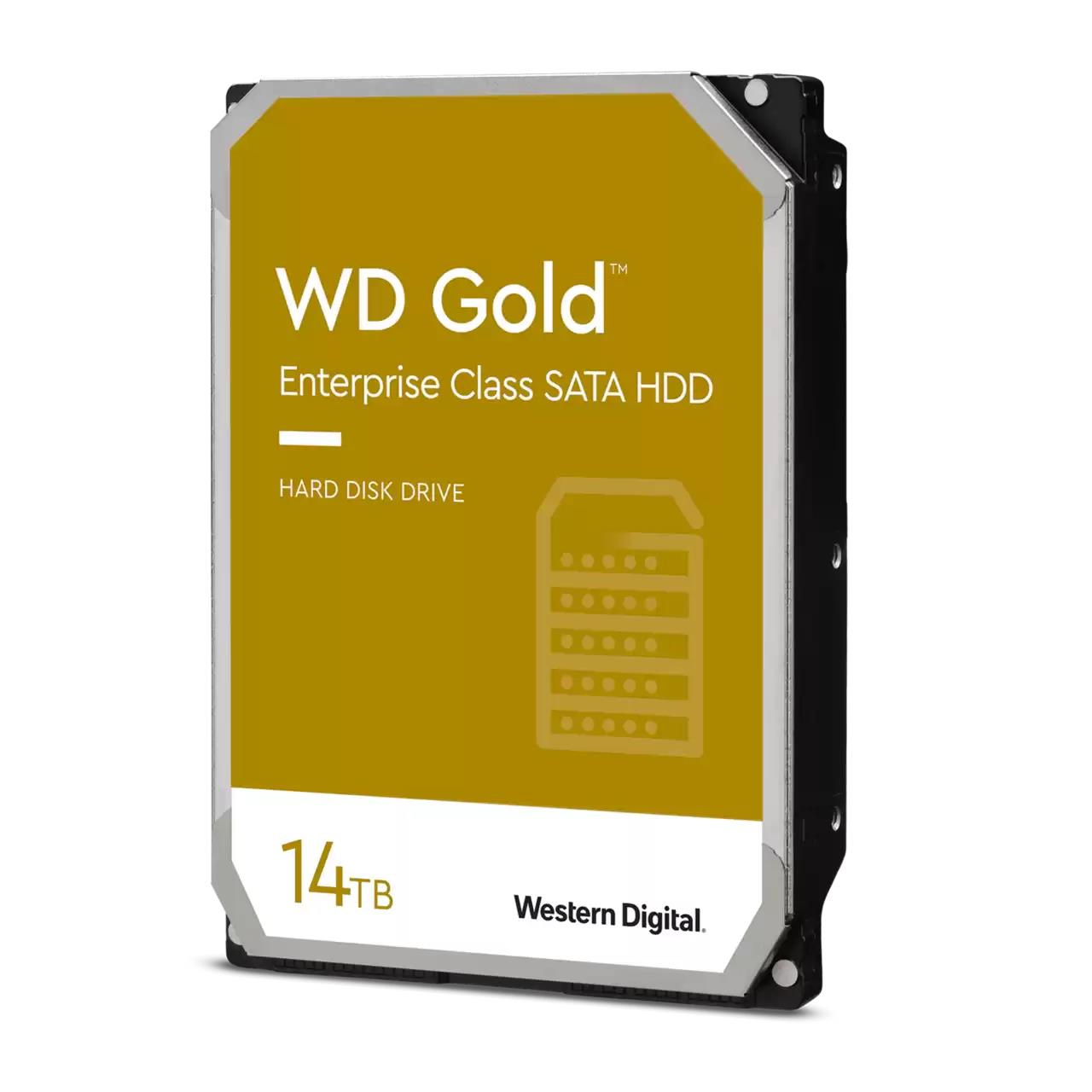 HDD|WESTERN DIGITAL|Gold|14TB|SATA 3.0|512 MB|7200 rpm|3,5"|WD142KRYZ