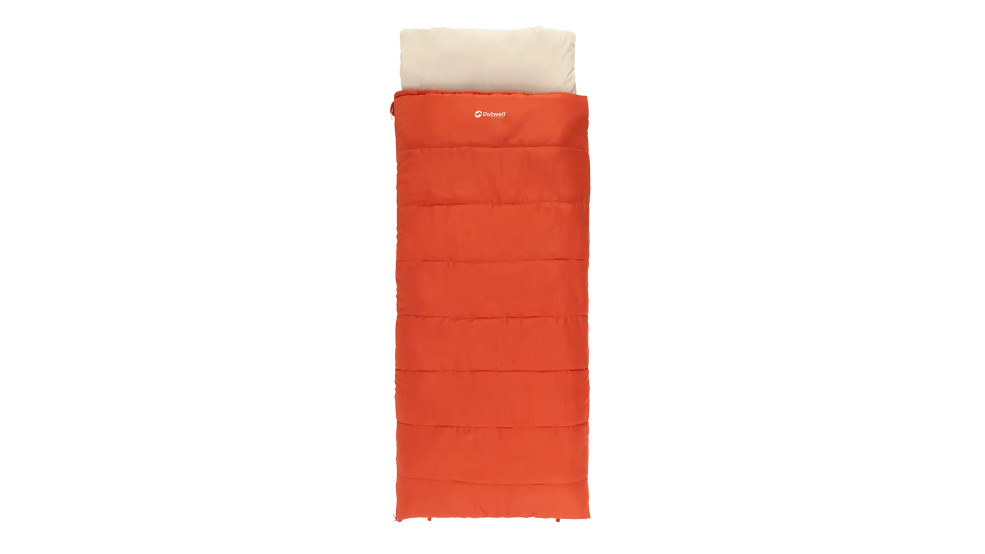 Outwell Contour Lux Red - Sleeping Bag - 220 x 85 cm - Temperature -19 to 15 °C - Right Zipper