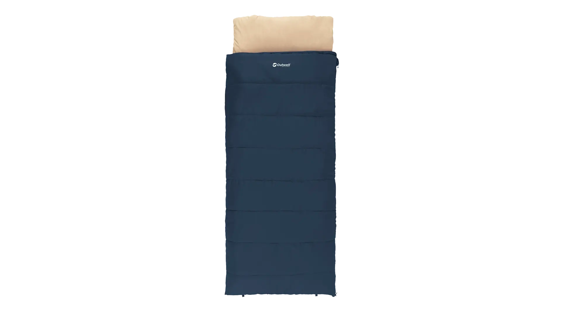Outwell Contour Lux - Sleeping Bag - 220 x 85 cm - 2-way L-shape open-end with auto lock