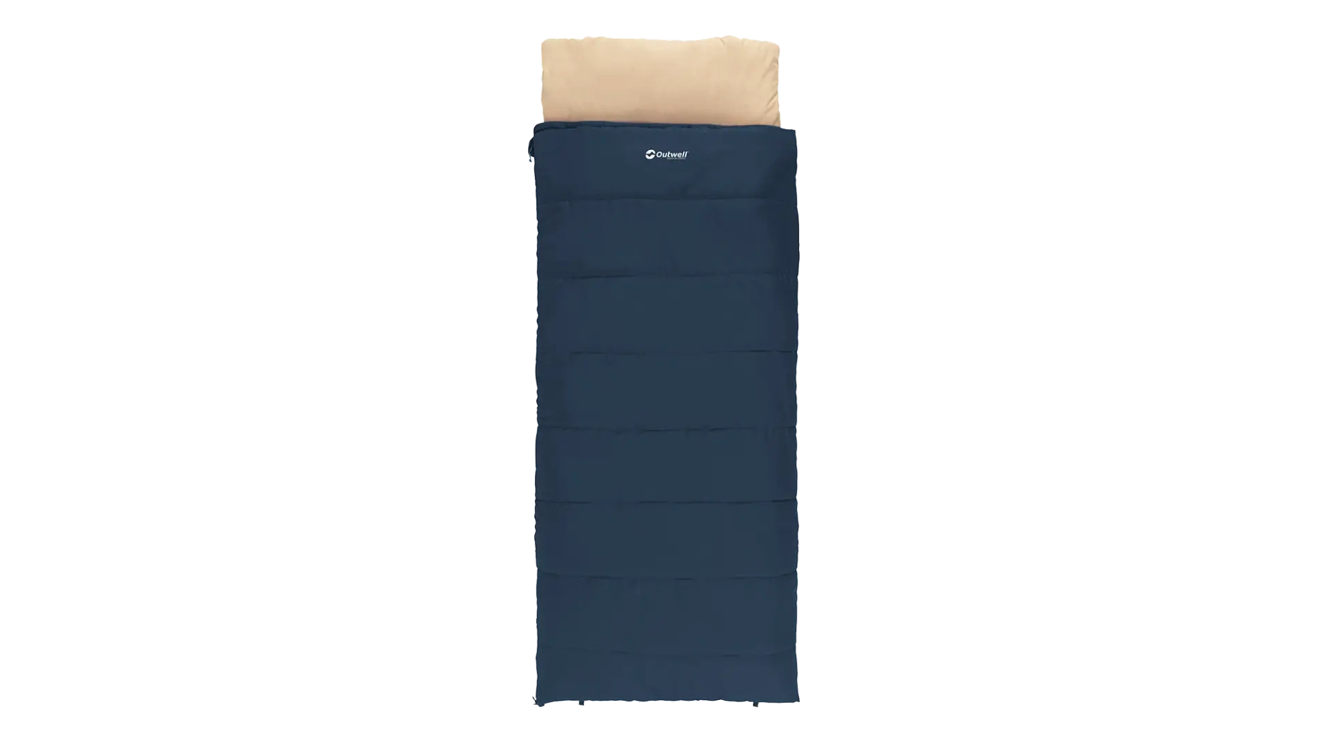 Outwell Contour Lux Deep Blue - Sleeping Bag - 220 x 85 cm - Temperature -19 to 15 °C - Right Zipper