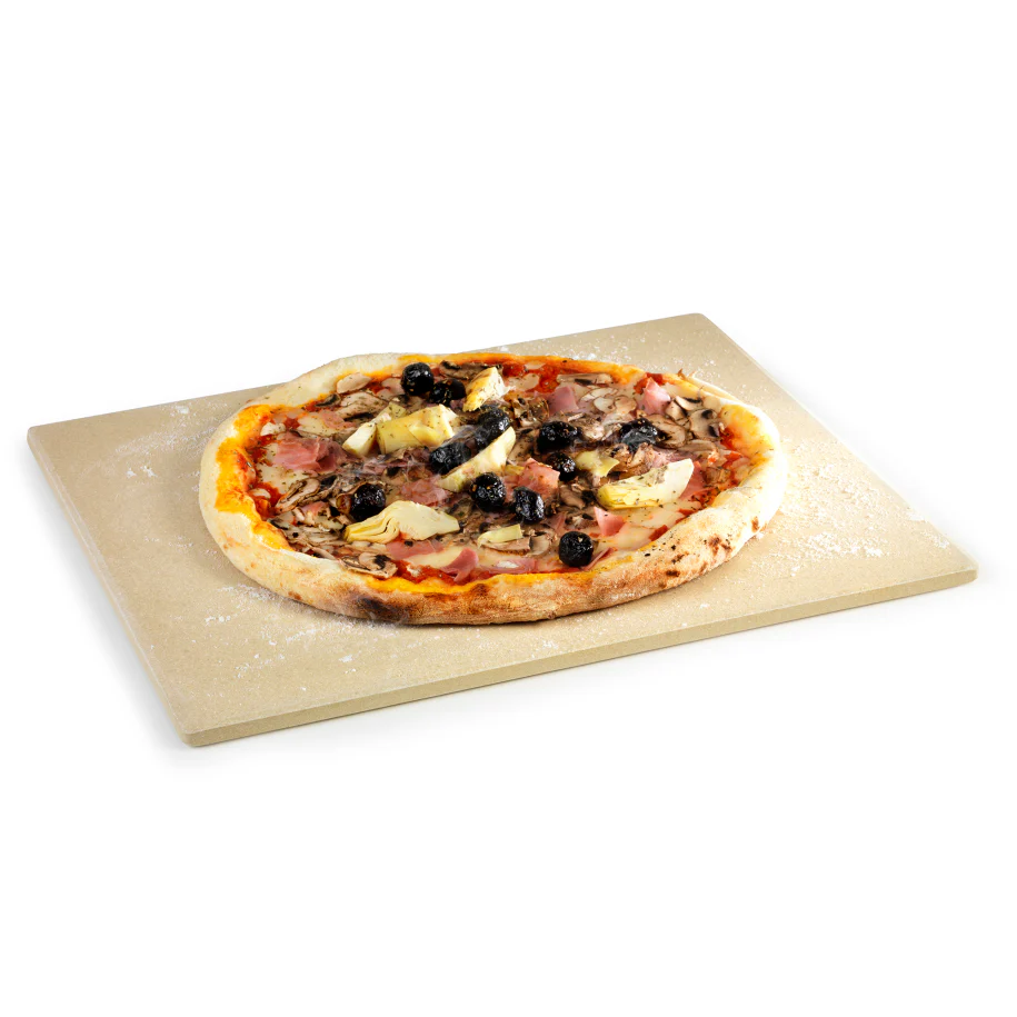 Barbecook - Dynamic Core Pizza Stone Made of Refractory Clay, 43 x 35 x 1.2 cm (per 4 pcs) - BC-ACC-7127