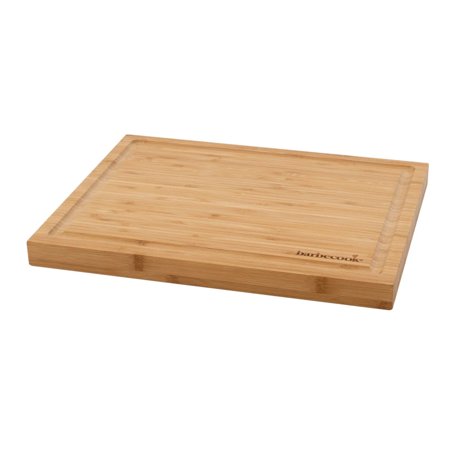 Barbecook - Bamboo cutting board with groove FSC, 40 x 30 x 3 cm (per 3 pcs) - BC-ACC-7306