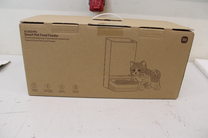 SALE OUT. Xiaomi - Smart Pet Food Feeder EU - Capacity 3.6 L - White - USED, SCRATCHED,NO MANUAL,NO POWER CORD
