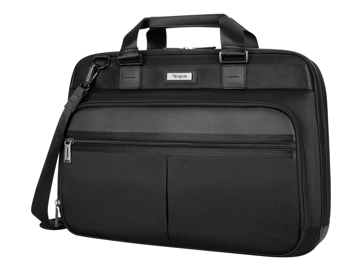 Targus - Mobile Elite Topload - Fits up to size 15.6-16 " - Briefcase - Shoulder strap - Black