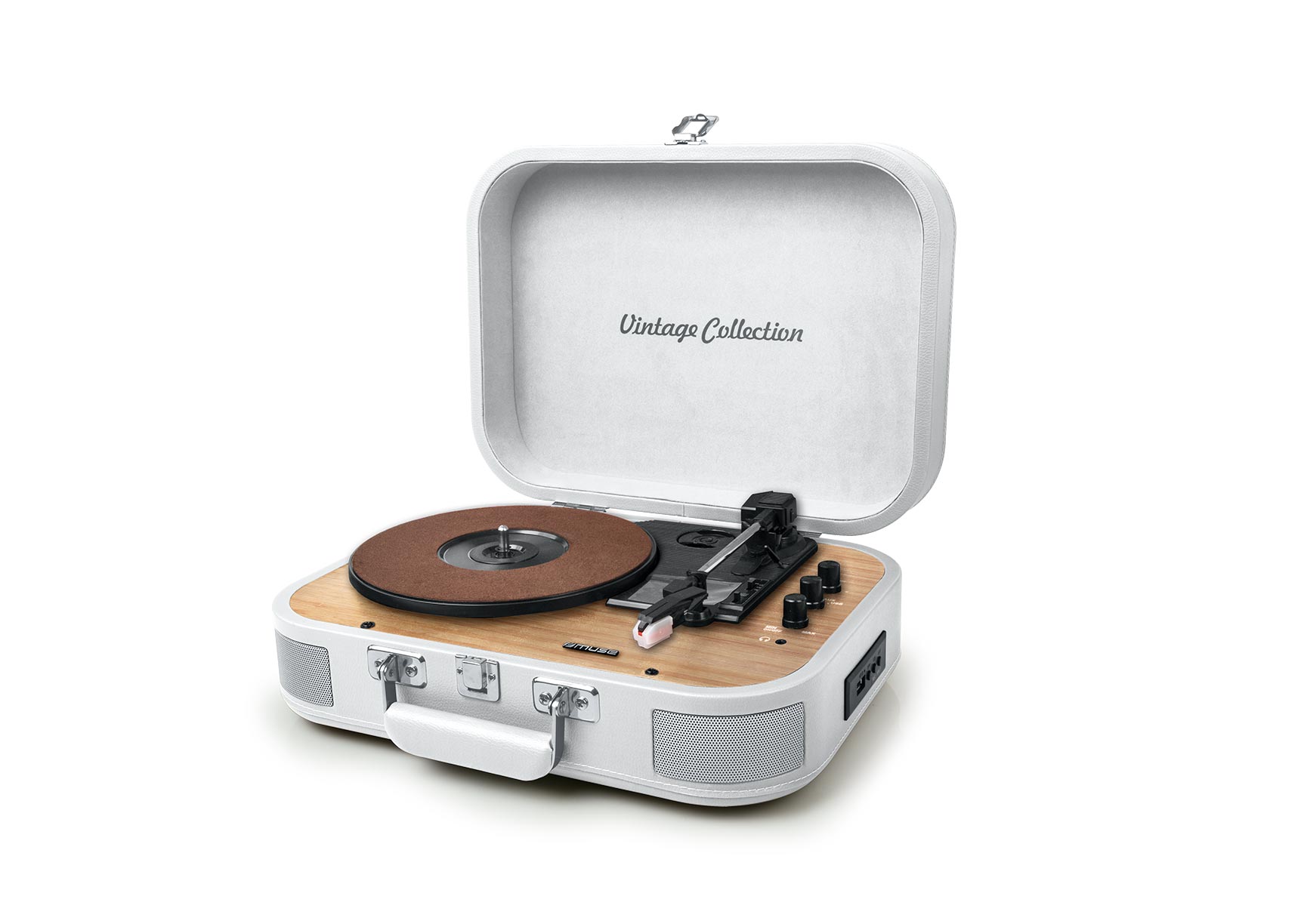 Muse - Turntable Stereo System - MT-201WW - Turntable Stereo System - USB port - AUX in