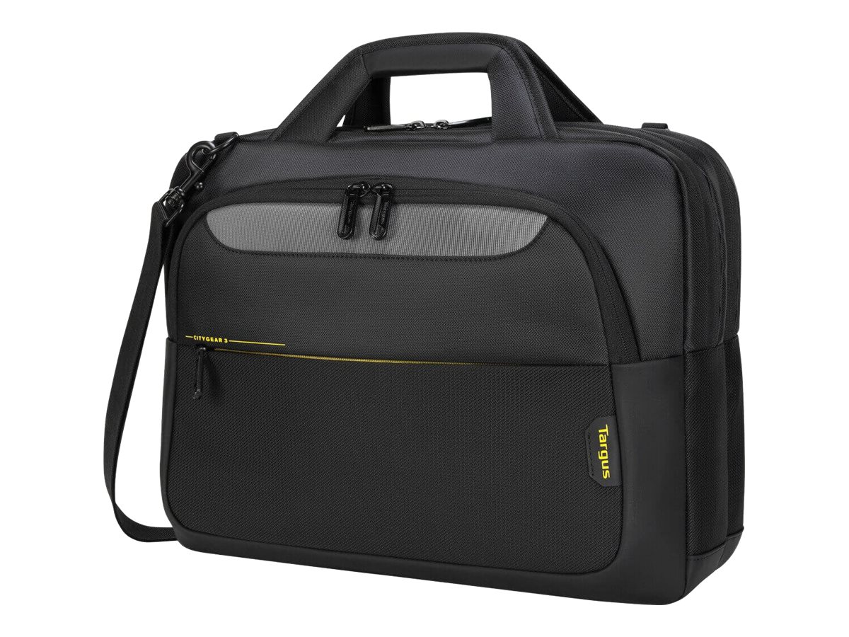 Targus - CityGear Laptop Case - TCG460GL - Topload - Shoulder strap - Black