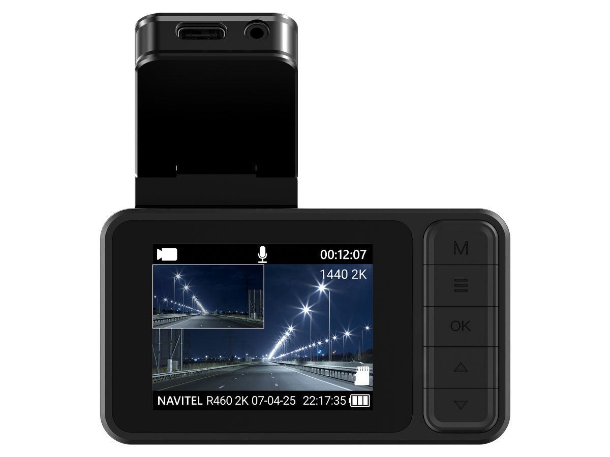 Navitel - Compact dashcam with 2K video quality - R460 2K