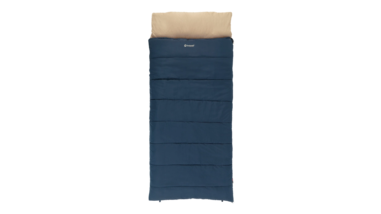 Outwell Contour Lux XL - Sleeping Bag - 220 x 105 cm - 2-way L-shape open-end with auto lock