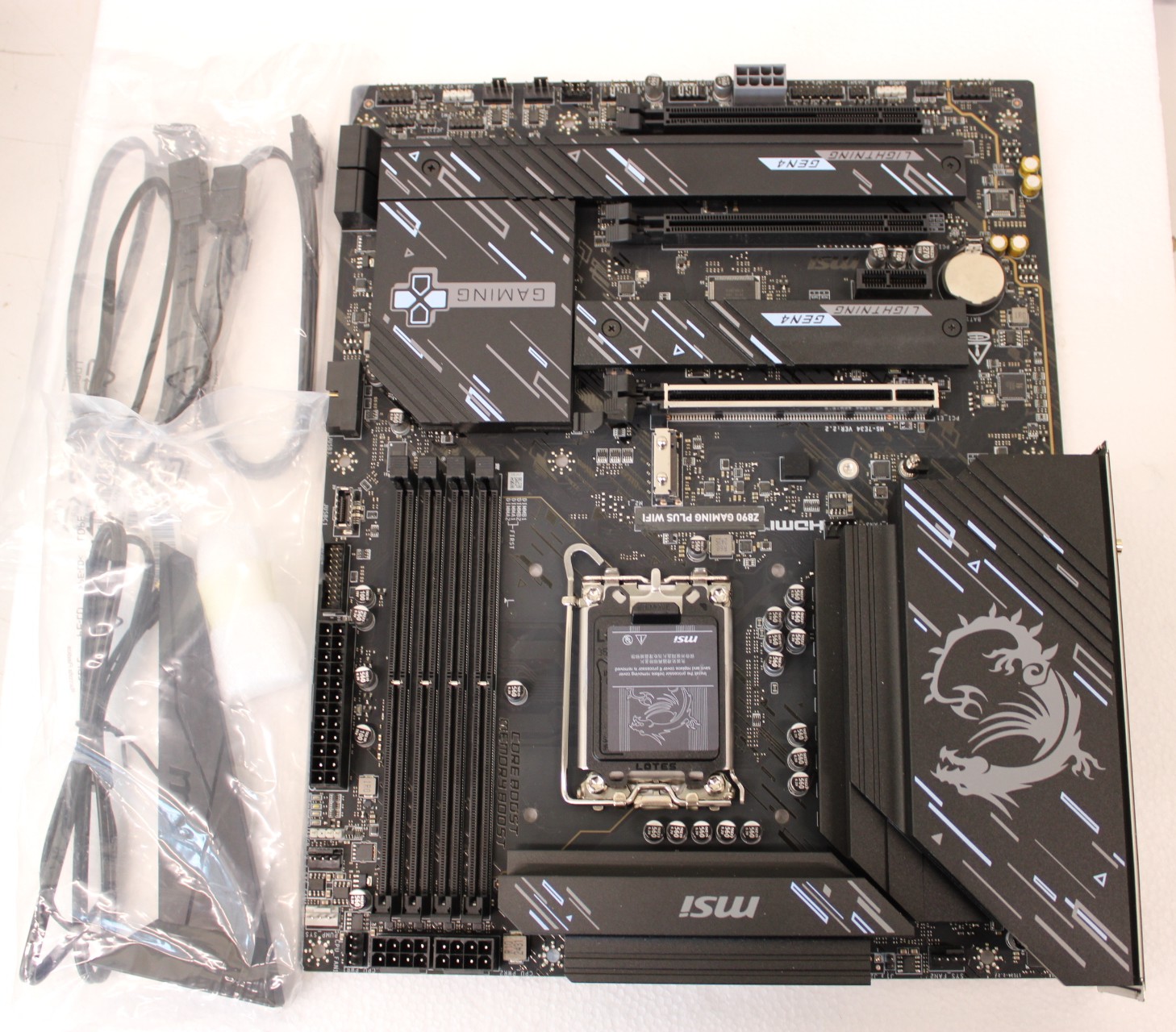 SALE OUT. MSI Z890 GAMING PLUS WIFI - Processor family Intel - Processor socket LGA1851 - M.2, SATA - Supported hard disk drive interfaces 4 - USED, REFURBISHED, WITHOUT  ACCESSORIES, ONLY BACKPANEL INCLUDED