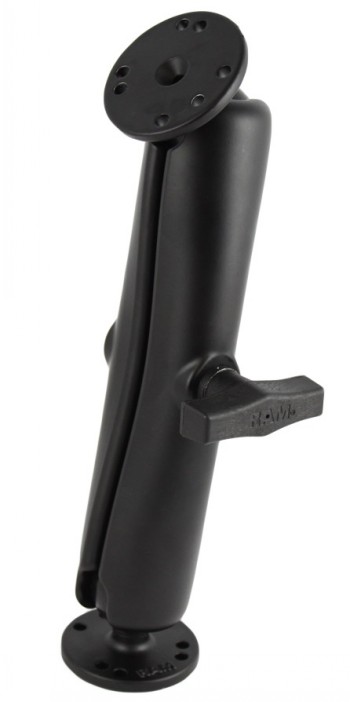 RAM MOUNTS C-KOKO PITKÄ KIINNITYSVARSI + 2X C-KOKO 1.5" KUULA PYÖREÄ 2.5" ALUSTA