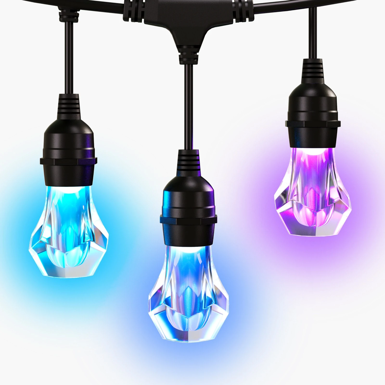 Nanoleaf Essentials Matter Smart Multicolour Outdoor String Lights Expansion 15m - 16M+