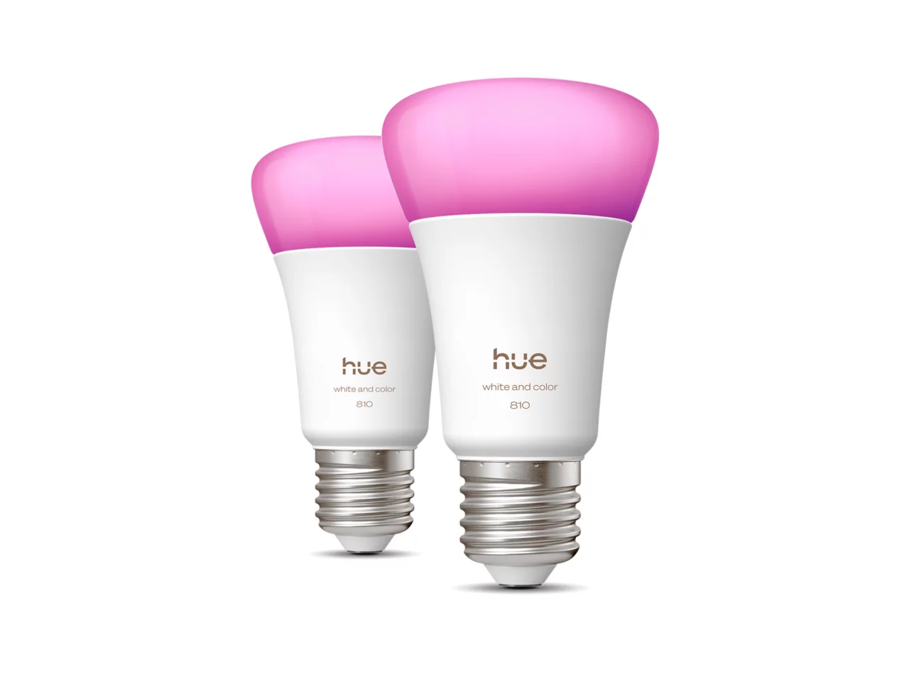Philips Hue WCA 810 A60 2P EU - E27 - 6 W - White and colour light - Bluetooth and Zigbee