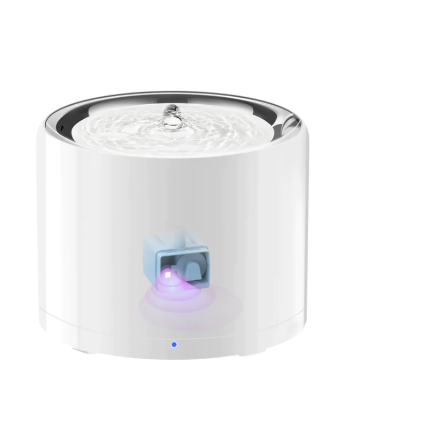 PETKIT - Smart Pet Drinking Fountain - Eversweet 3 Pro  (UVC) - Capacity 1.8 L - Filtering - Material Stainless Steel - White