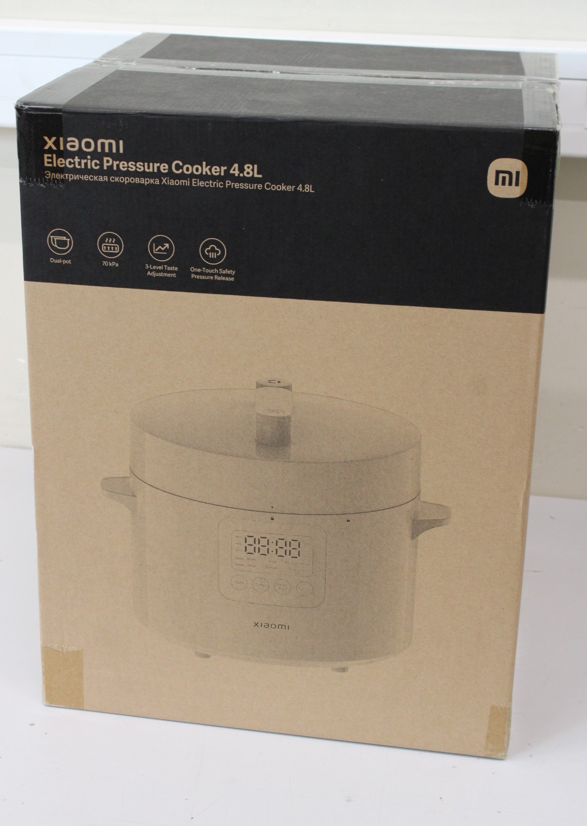SALE OUT. Xiaomi - Electric Pressure Cooker EU - 1000 W - 4.8 L - Number of programs 6 - White - USED, SCRATCHED INSIDE OF POT