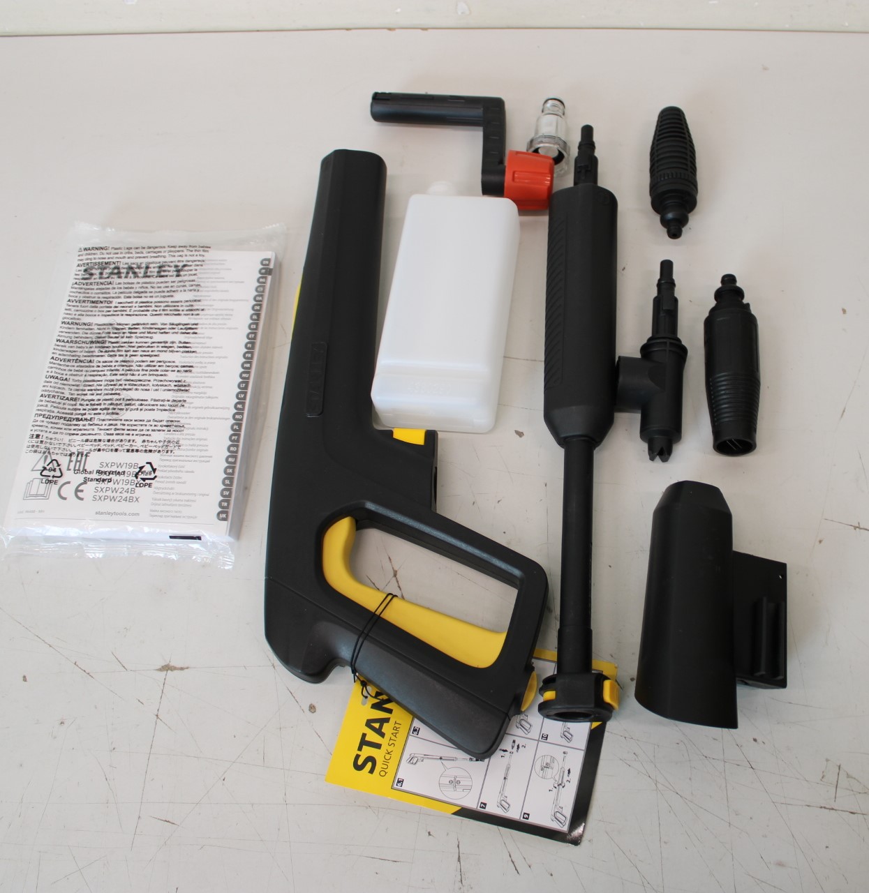 SALE OUT. SALE OUT. Stanley Pressure Washer - REFURBISHED, DIRTY, USED, SCRACHED
