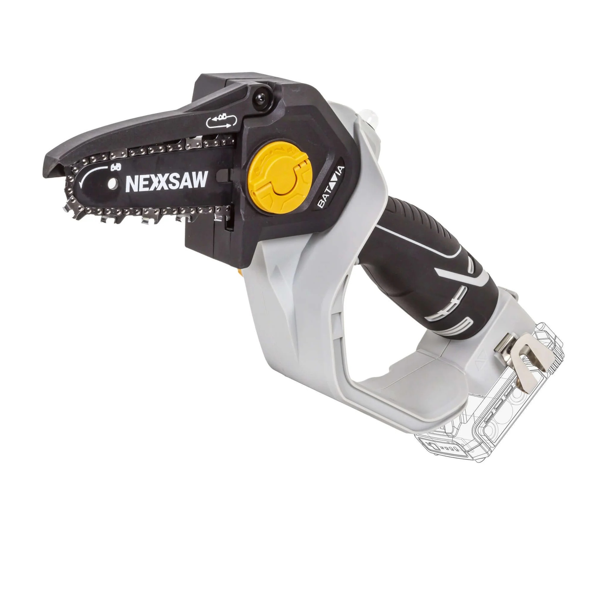 Batavia B.V. Chainsaw - 18V Nexxsaw Cordless One-Hand 6'' V3 - Without Battery and Charger