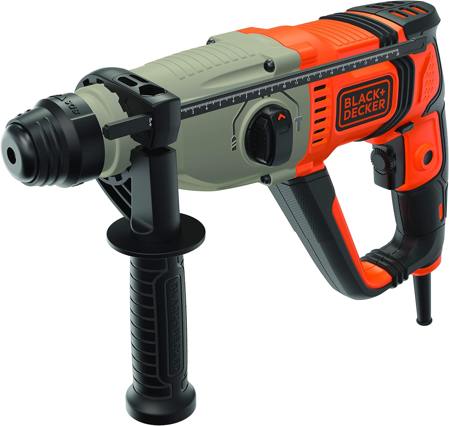 BLACK & DECKER Hammer drill, SDS-plus - BEHS02K-QS - 800 W