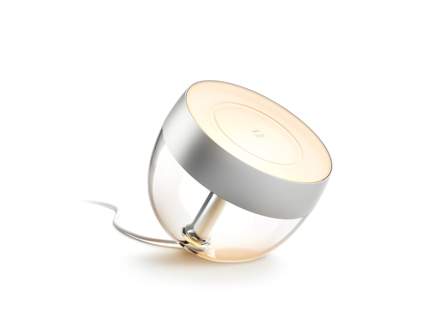 Philips Hue - Hue Iris Portable Lamp, Silver Special Edition - Silver - Portable lamp