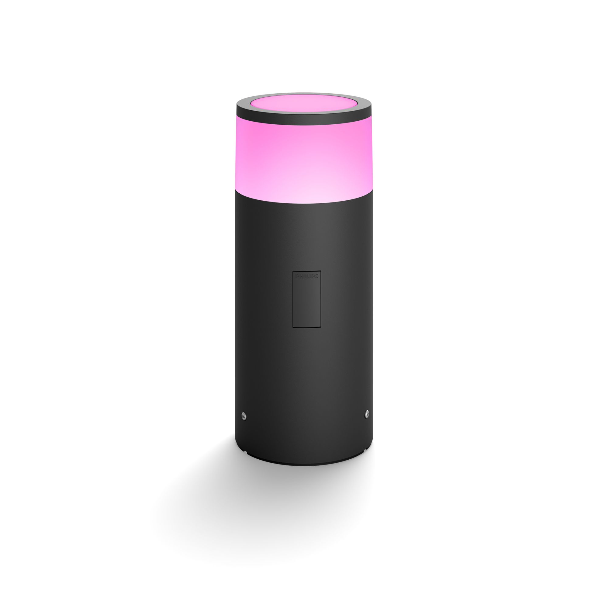 Philips Hue WCA Calla Outdoor Bollard, Black - 8 W - 2000-6500 Hue White Colour Ambiance