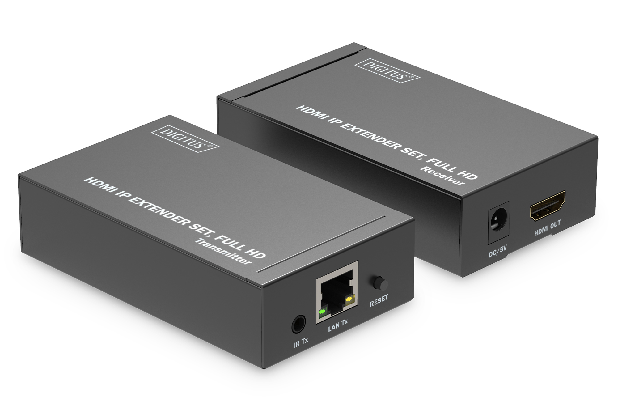 Digitus - HDMI IP Extender Set, Full HD, 120 m - DS-55517