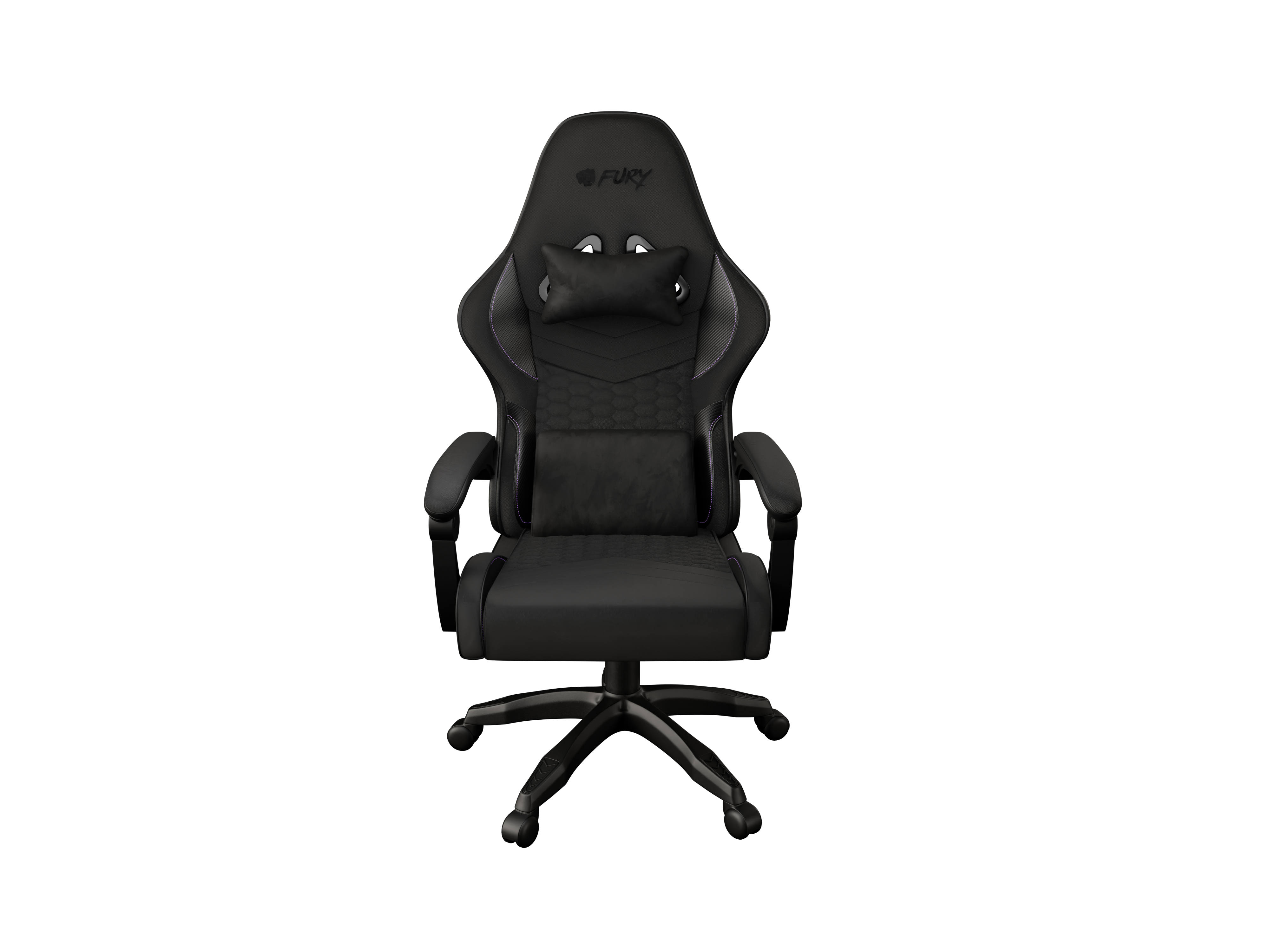 FURY Shinai S4 - Gaming Chair - Eco leather, Fabric, Nylon - Black