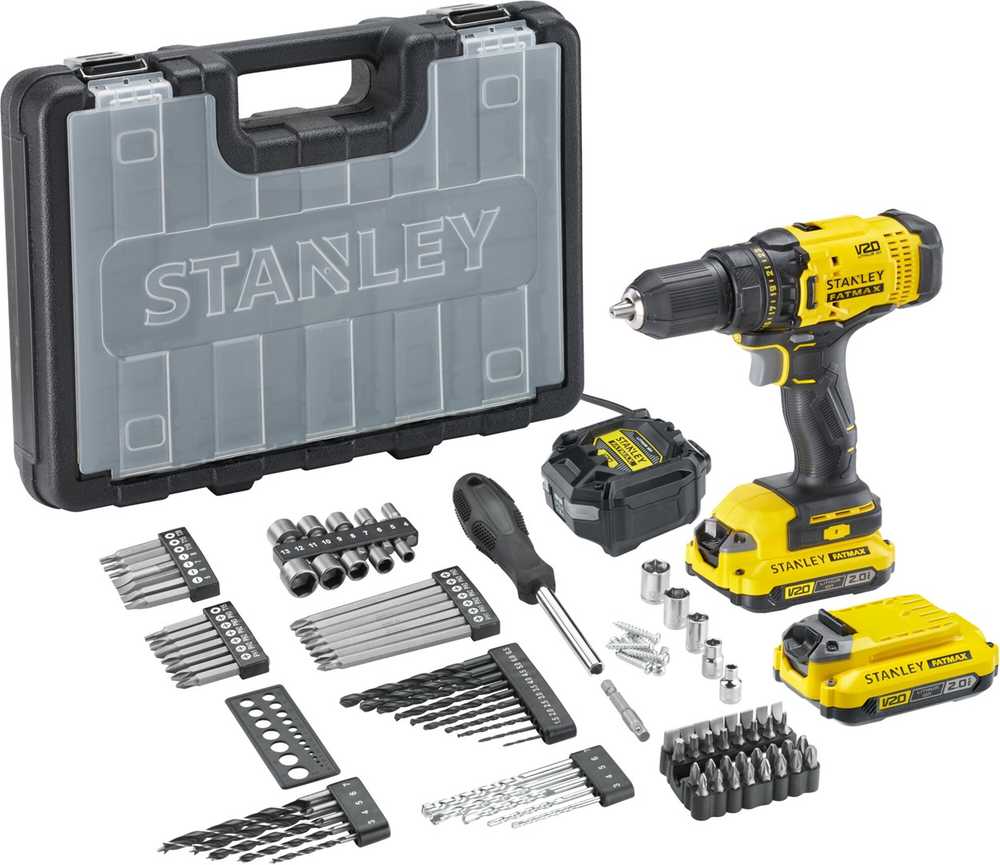 Stanley Screwdriver Kit, 18 V, 2 Ah accumulator - SFMCD700D2A-QW