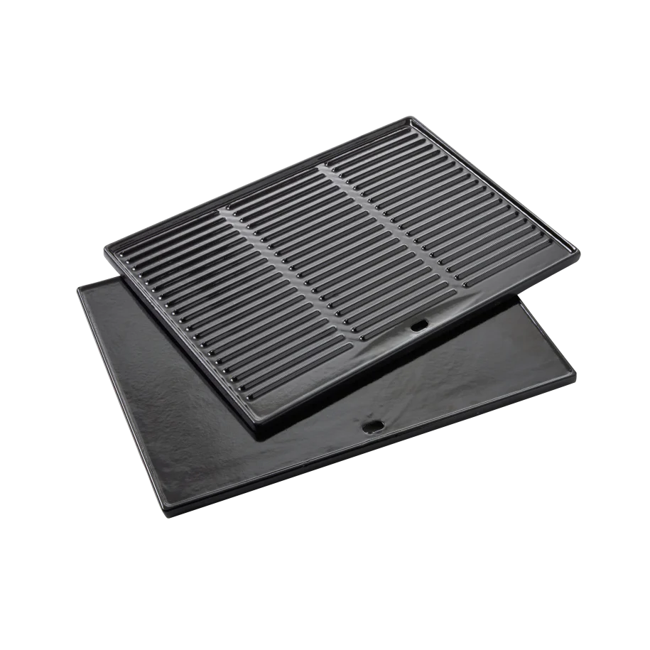 Barbecook - Dynamic Core Enamelled Cast Iron Cooking Griddle, 43 x 35 x 2 cm - BC-ACC-7126