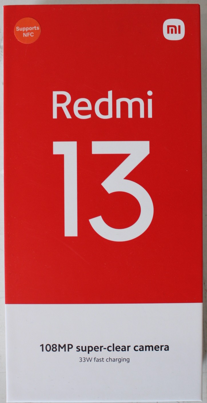 Xiaomi - Redmi - 13 - Midnight Black - 6.79 " - IPS LCD - 1080 x 2460 pixels - Mediatek - Internal RAM 8 GB - 256 GB - microSDXC - Dual SIM - Nano SIM - 4G - Main camera resolution 108+2 MP - Secondary camera resolution 13 MP - Android - 14 - 5030 mAh - W
