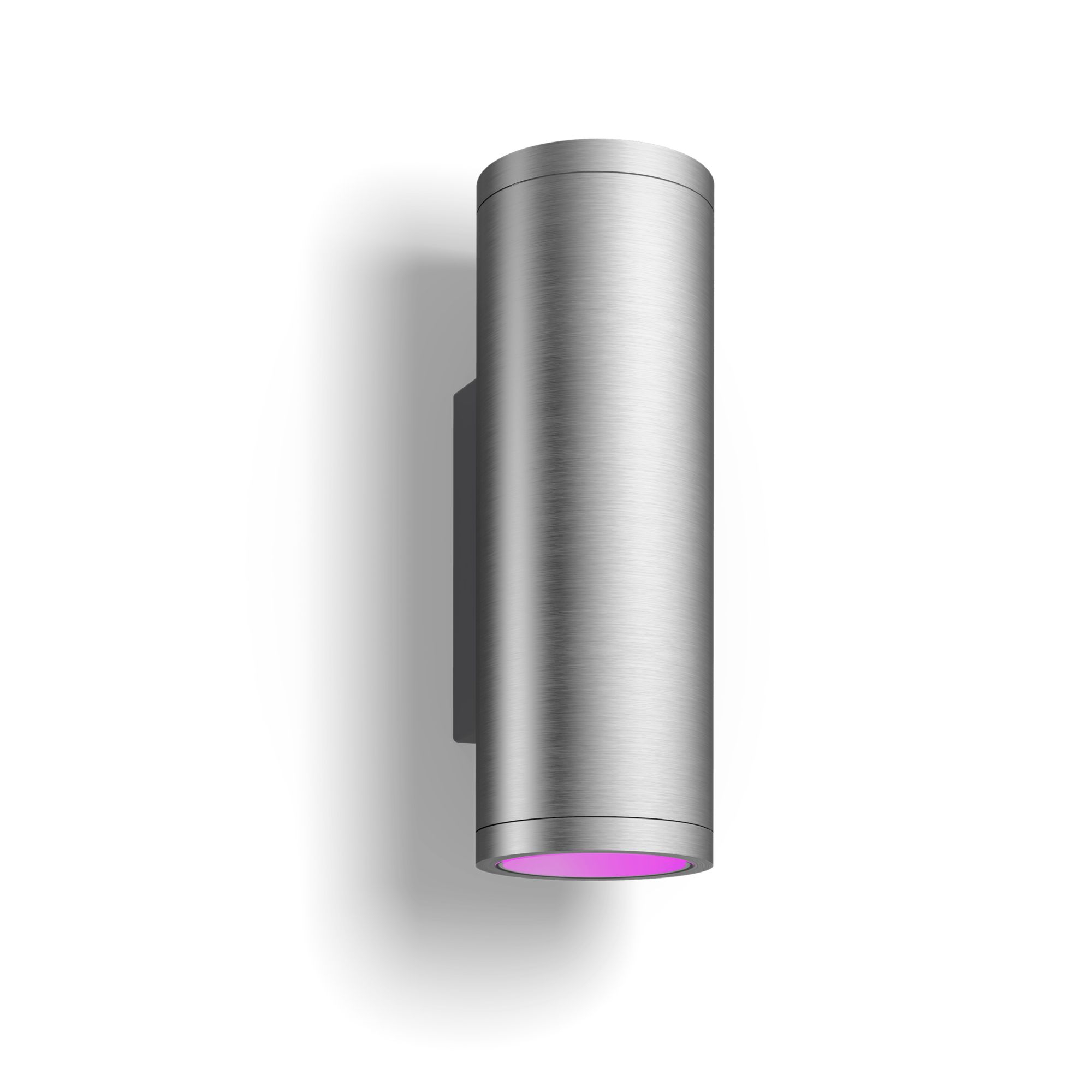 Philips Hue WCA Appear Outdoor Wall Lantern, Inox - 8 W - 2000-6500 Hue White Colour Ambiance