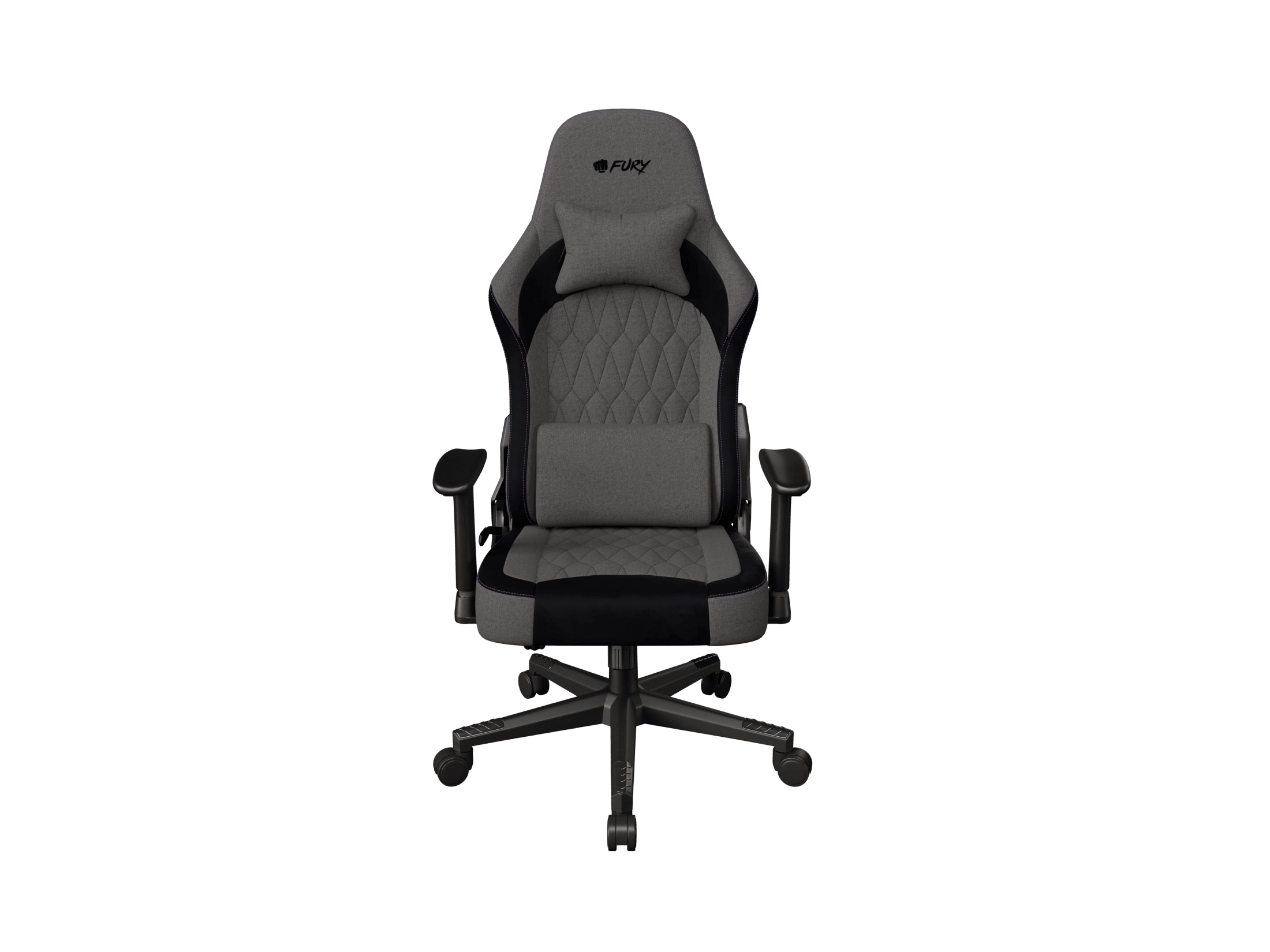 Fury Shinai S8 - Gaming Chair - Fabric, Nylon, Wood, Metal - Gray