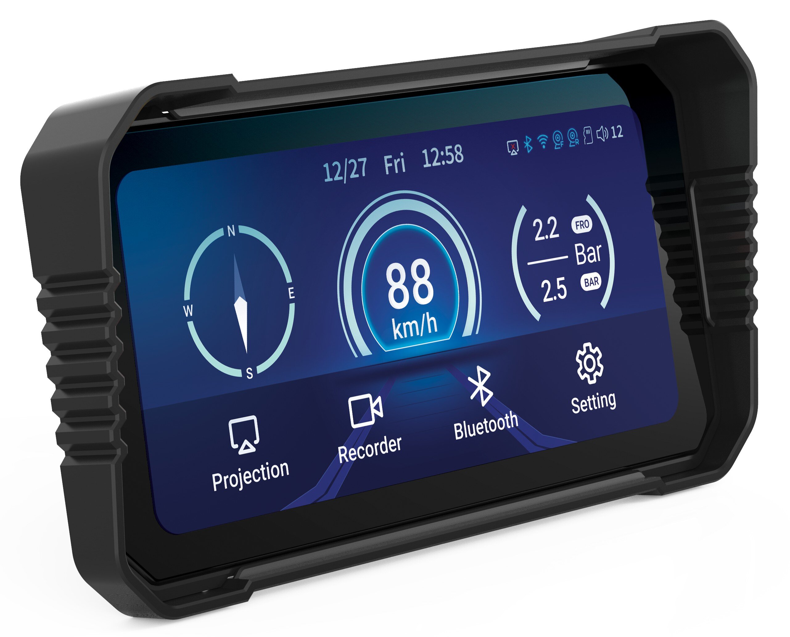 Navitel Dual dash Cam and Smart Moto device (Carplay, Android Auto) - Dual dash Cam and Smart Moto device (Carplay, Android Auto) - Wi-Fi