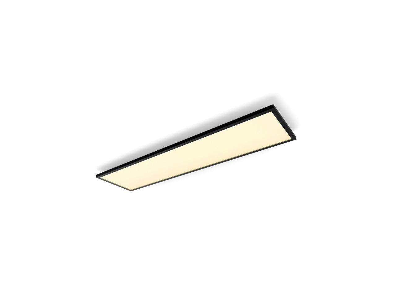 Philips Hue Aurelle rectangular panel light, Black, 120 x 30 cm - 2200-6500 Hue White Ambiance
