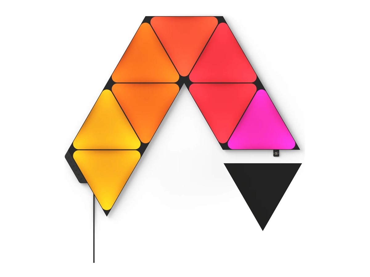 Nanoleaf - Shapes Black Triangles Starter Kit (9 panels) - 42 W - WiFi