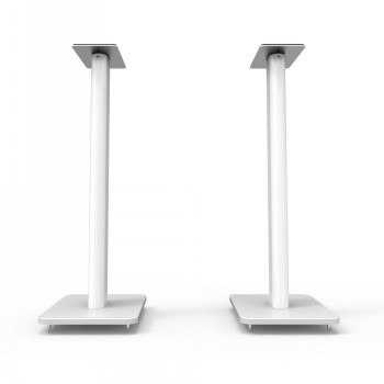 KANTO AUDIO 26" UNIVERSAL BOOKSHELF SPEAKER STANDS - WHITE (PAIR)