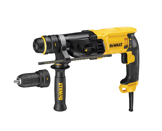 DEWALT 26mm SDS-Plus Hammer Drill with QCC - D25134K-QS - 800 W