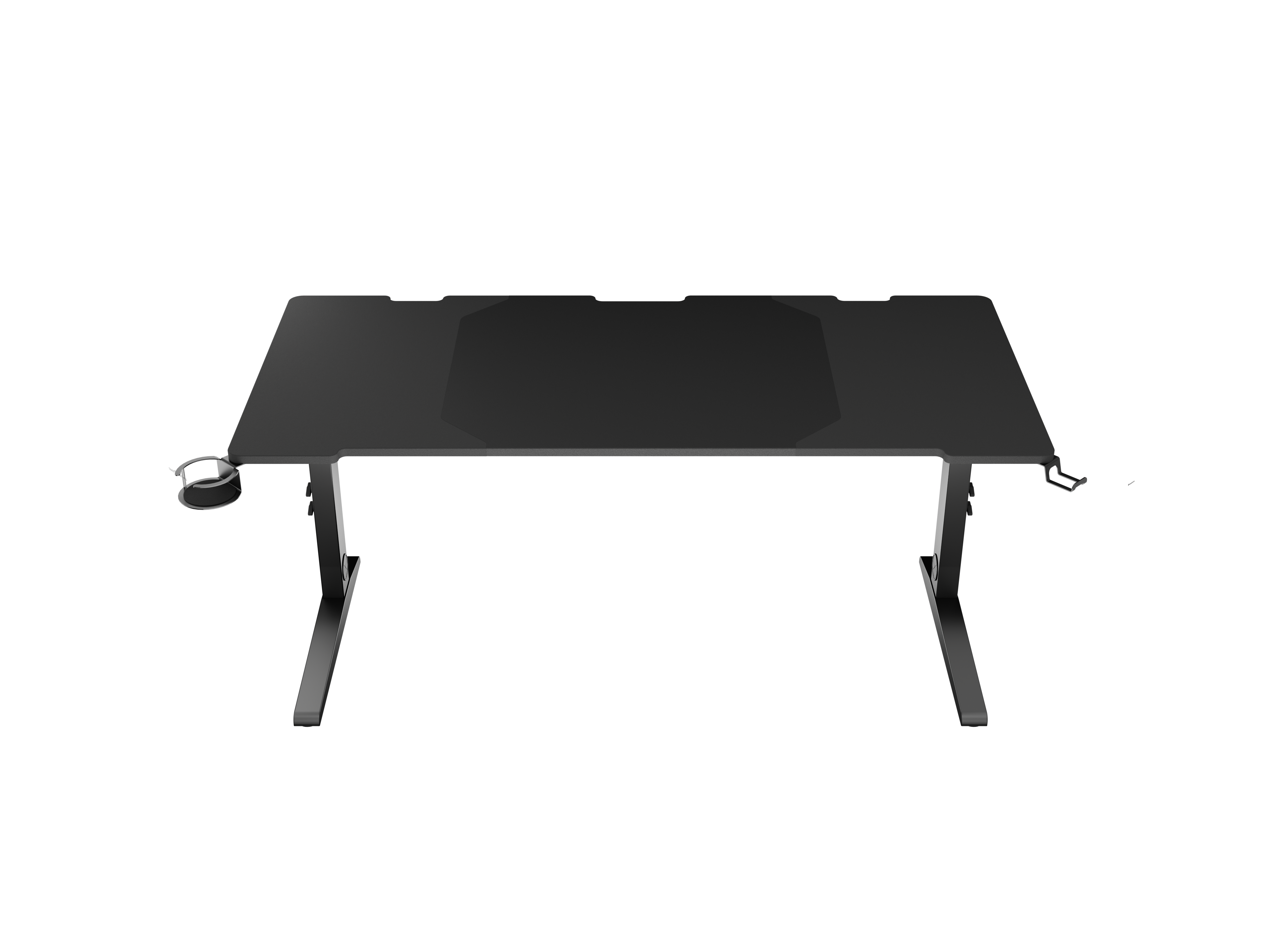 Genesis - Modular Gaming Desk - Holm 160 RGB - Anthracite Black