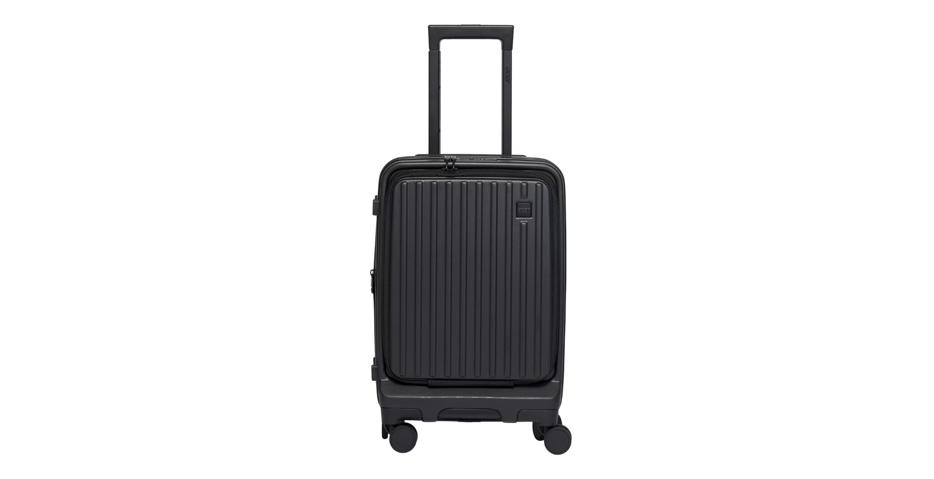 Acer - Barcelona Carry-on Luggage 20" - Midnight Black