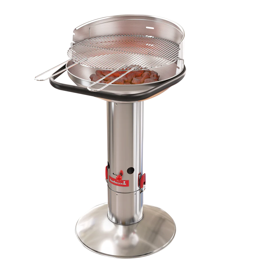 Barbecook Charcoal Barbecue Loewy 50 SST, 51.5 x 56 x 99 cm - BC-CHA-1005 - Silver