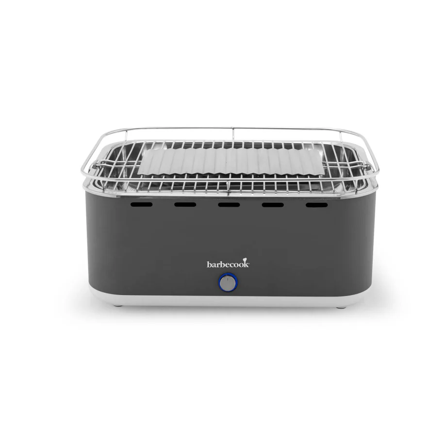 Barbecook Charcoal Table Grill Carlo, 44 x 33 x 21 cm - BC-CHA-1015 - Urban Grey