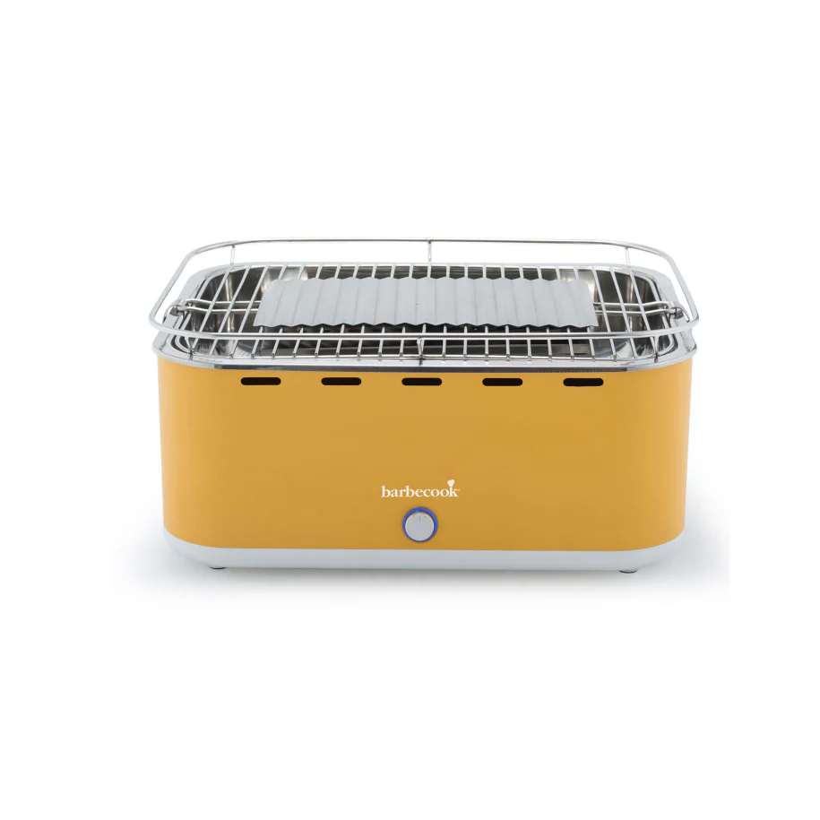 Barbecook Charcoal Table Grill Carlo , 44 x 33 x 21 cm - BC-CHA-1016 - Yellow Sunshine